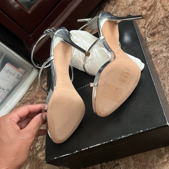 Silver Giusseppe Zanotti Heels - Picture 3 of 4